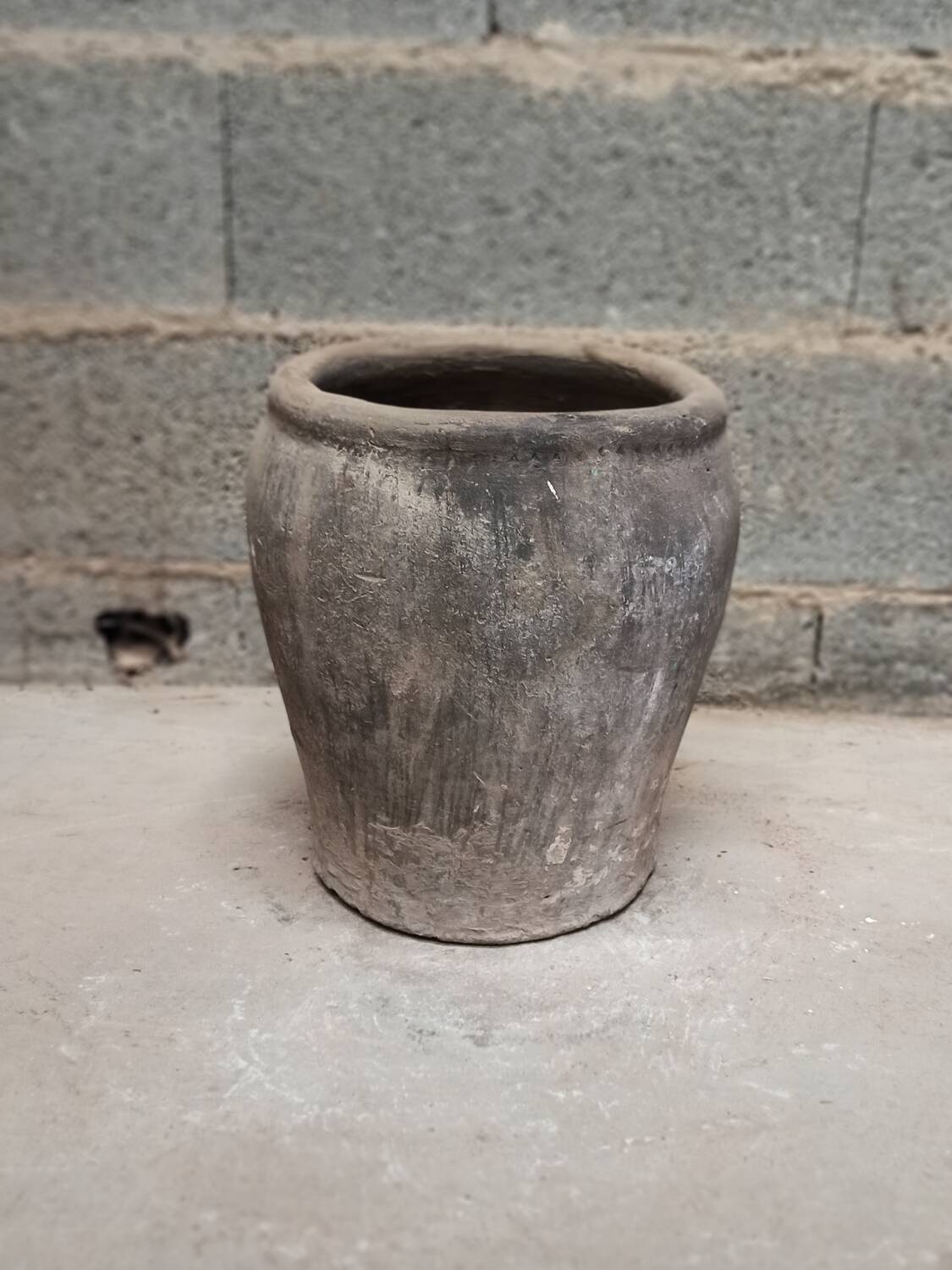 Old terracotta pot