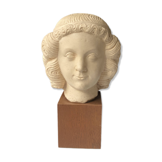 antique head sculpture Louvre Museum