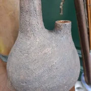 Brutalist Double Ceramic Vase