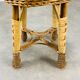 Tabouret rotin années 60 osier