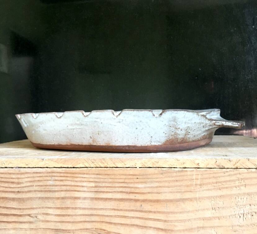 Glazed terracotta dish from the 1980s