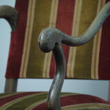 Louis XIII walnut sheep bone style chair