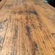 Buffet brutaliste en vieux sapin