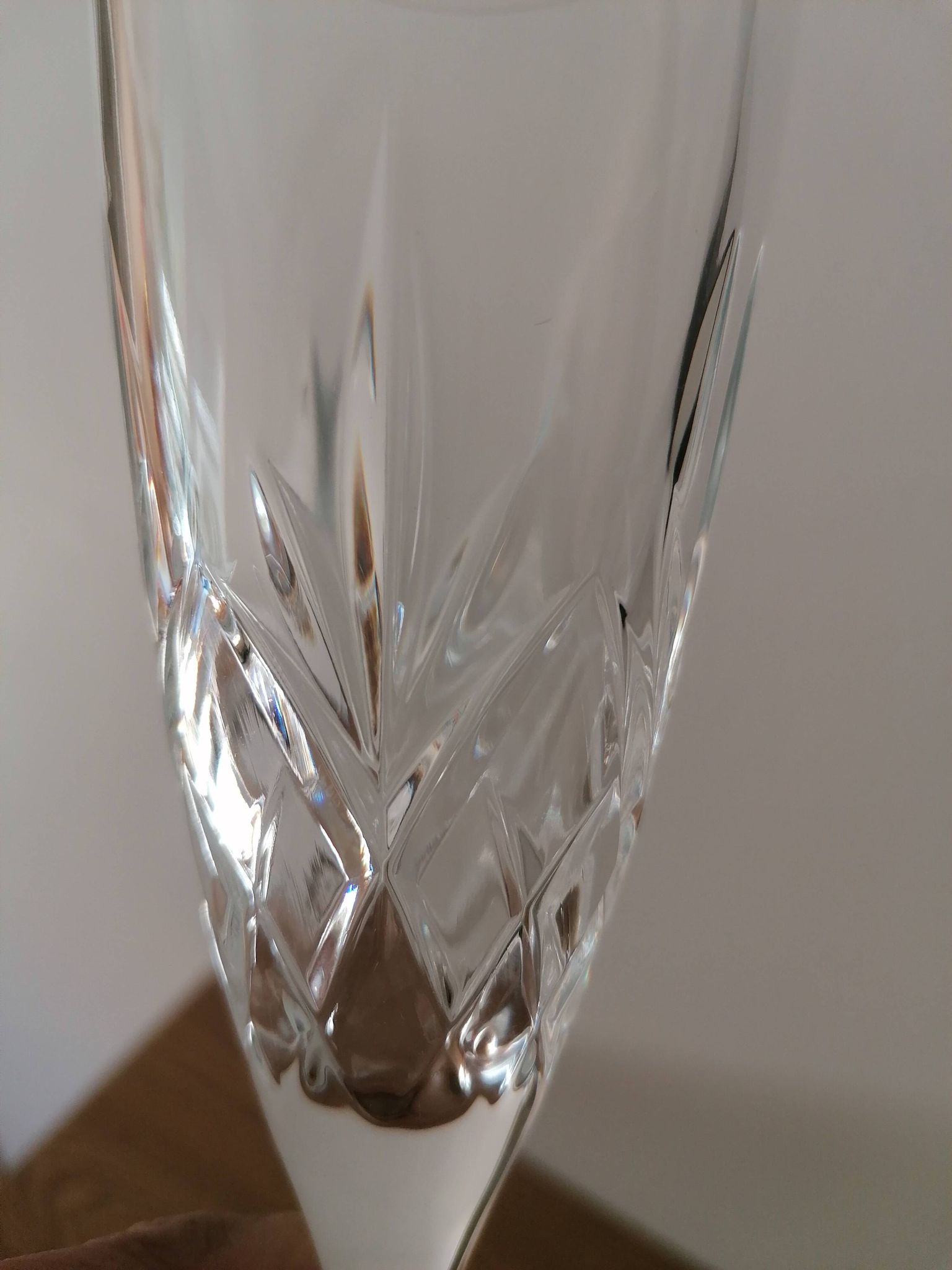 6 flûtes à champagne en cristal