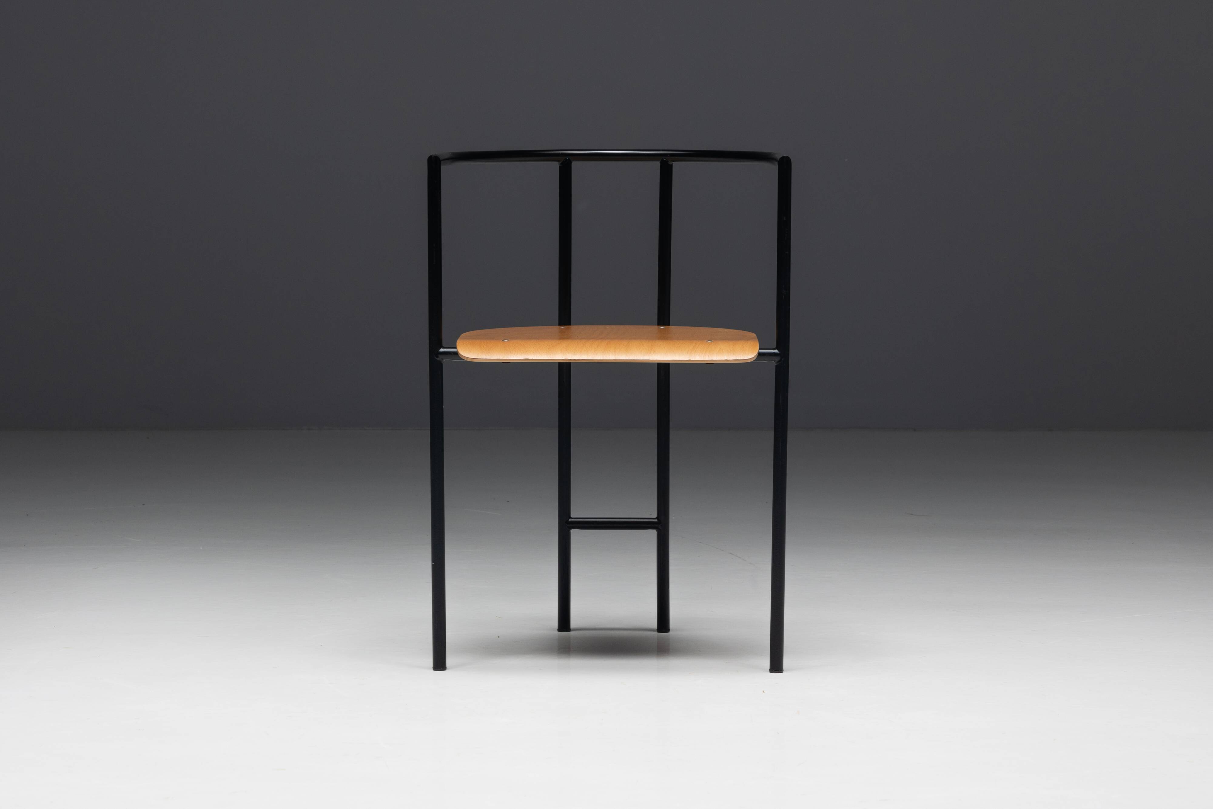 Postmodern "Tokyo" Armchairs by Rodney Kinsman for Bieffeplast, Italy, 1980s