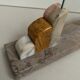 Old Art Deco marble photo holder