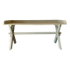 bureau vintage XXL patiné vert d’eau