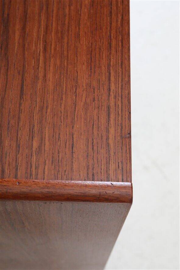 Rare teak chest of drawers by Carl Aage Skov for Munch Møbler / Mid-century Danish modern design / 1960s