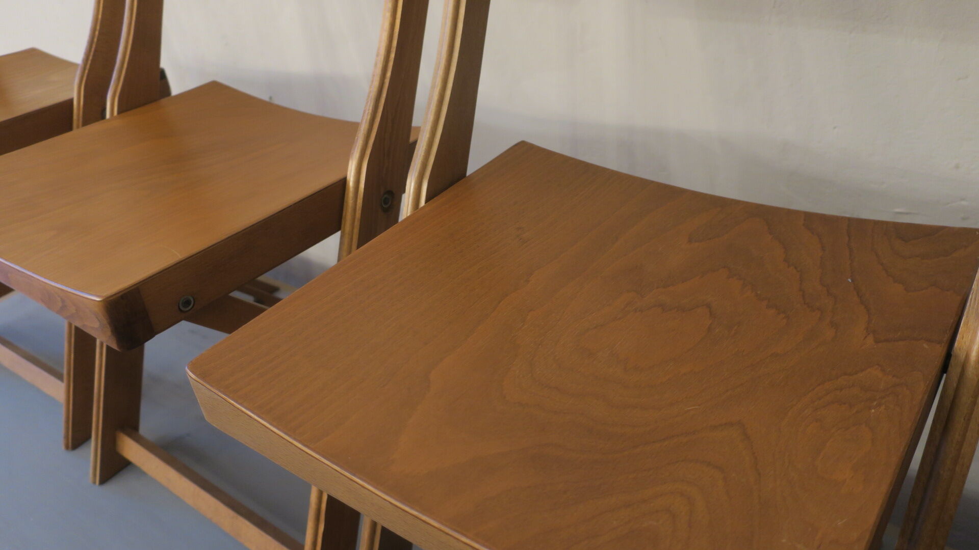 Ensemble de 4 chaises pliantes du milieu du siècle