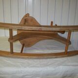 Wooden rocking horse
