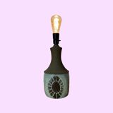 Ceramic table lamp danish design - handmade stoneware by chris haslev - jeti pottery | scandinavian