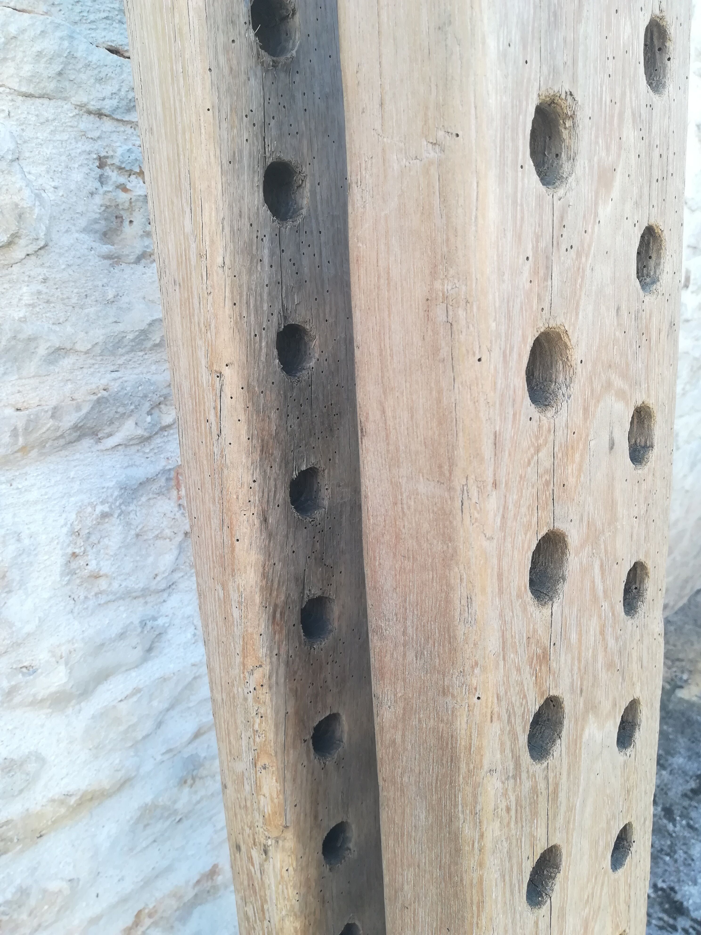 Wooden column