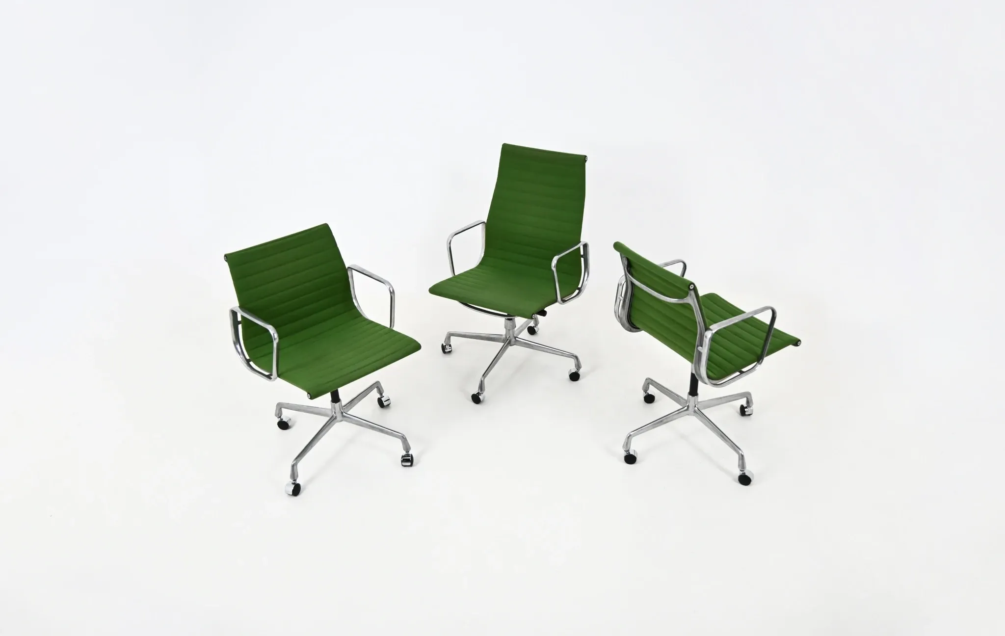 Set of 3 Office Chairs by Charles & Ray Eames for Herman Miller, 1970s
