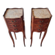 Paire de chevets avec tiroir