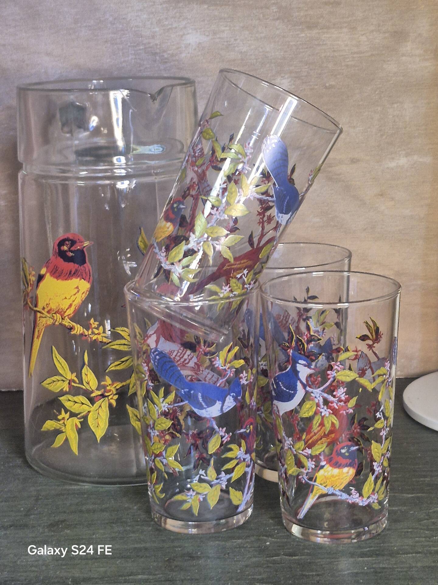 Verres oiseaux