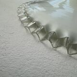 Antique vintage pendant light in opaline lace 24 cm