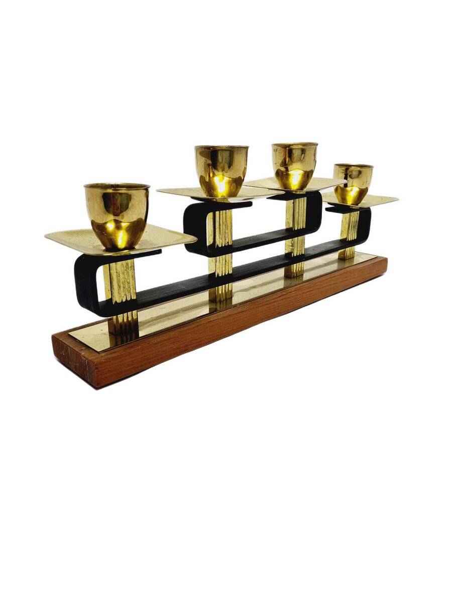 Art Deco 4-armed candleholder, Germany, 1950s