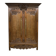 19th-century Norman wedding armoire in blonde oak.