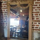 Miroir doré style Louis XVI 89x151cm