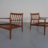 Danish Teak Armchair by Svend Aage Eriksen for Glostrup, 1960s