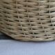 Glass and wicker demijohn