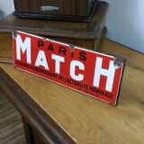 Enamelled plate "Paris Match"