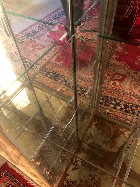 Old shop showcase