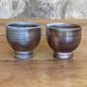 2 Studio pottery coffee cups