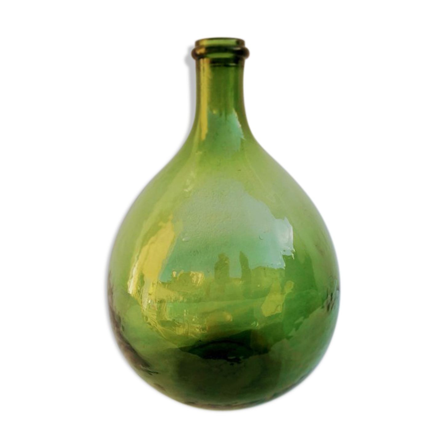 Demijohn green 5 litres