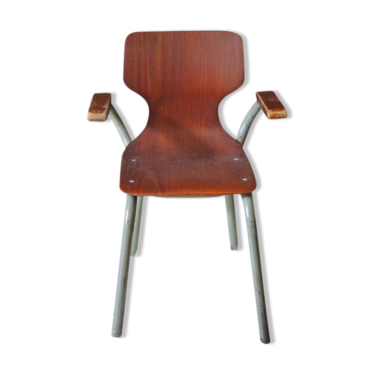 Pagholz wooden chair with armrest