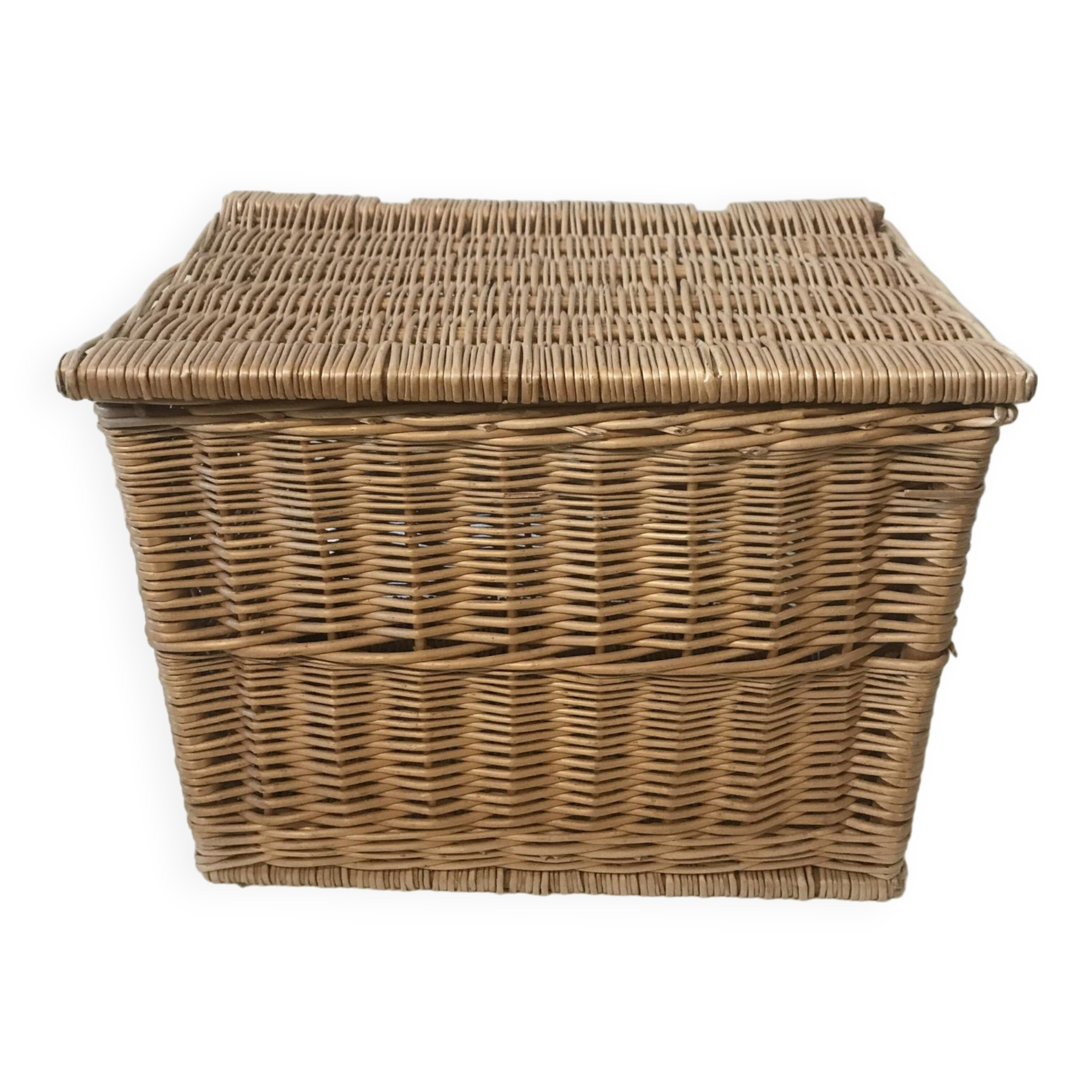 Wicker toy box