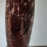 Kerosene lamp. Rerre, marble and silver regulates with face patterns.