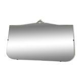 Beveled pediment mirror