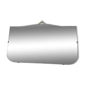 Beveled pediment mirror