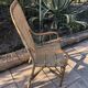 Vintage rattan armchair