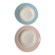 Set de 2 assiettes creuses Boch frères la louvière