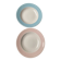 Set de 2 assiettes creuses Boch frères la louvière