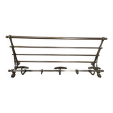 Nickel-plated wall-mounted coat rack