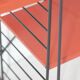 Tomado shelf in coloured metal floor shelves from 1958.