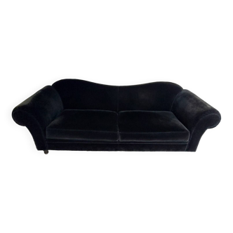 4 seater black sofa