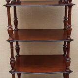 Napoleon III mahogany standing shelf