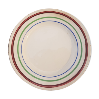 GIEN earthenware plates-model GILDAS-Ø 23 cm