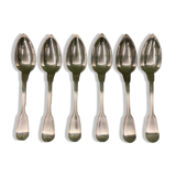 Charles Christofle 6 soup spoons model Chinon