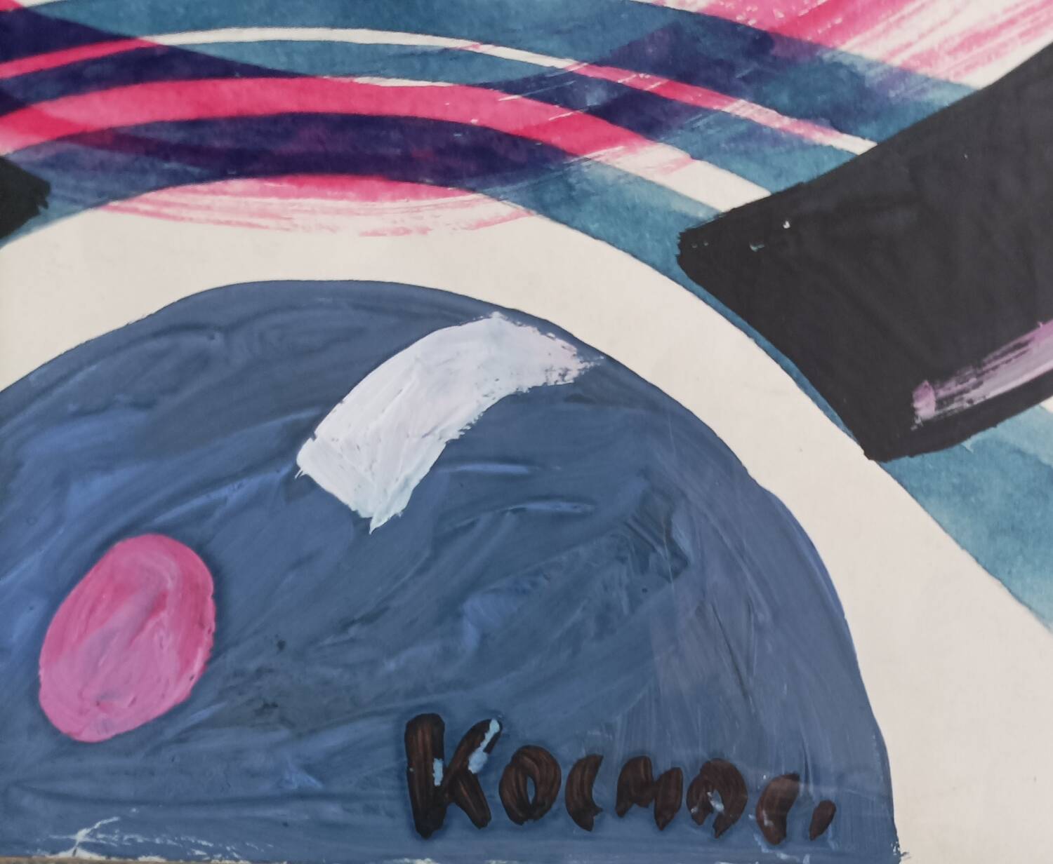 Peinture abstraite, géométrique