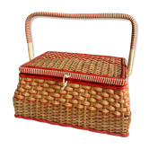 Malle vintage en osier