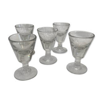 5 bistrot glasses