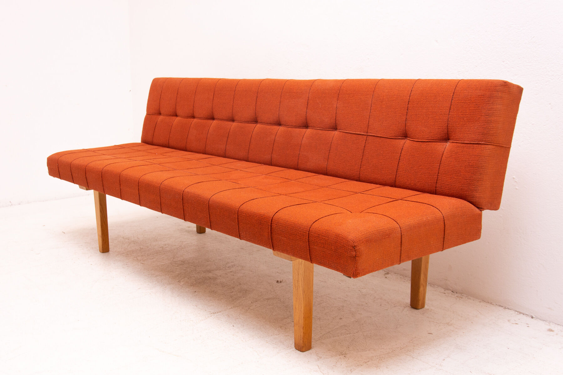 Mid century folding sofa-bench, 1960s, Czechoslovakia