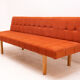 Mid century folding sofa-bench, 1960s, Czechoslovakia