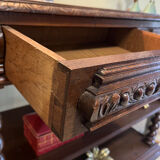 Console or turned wooden service table