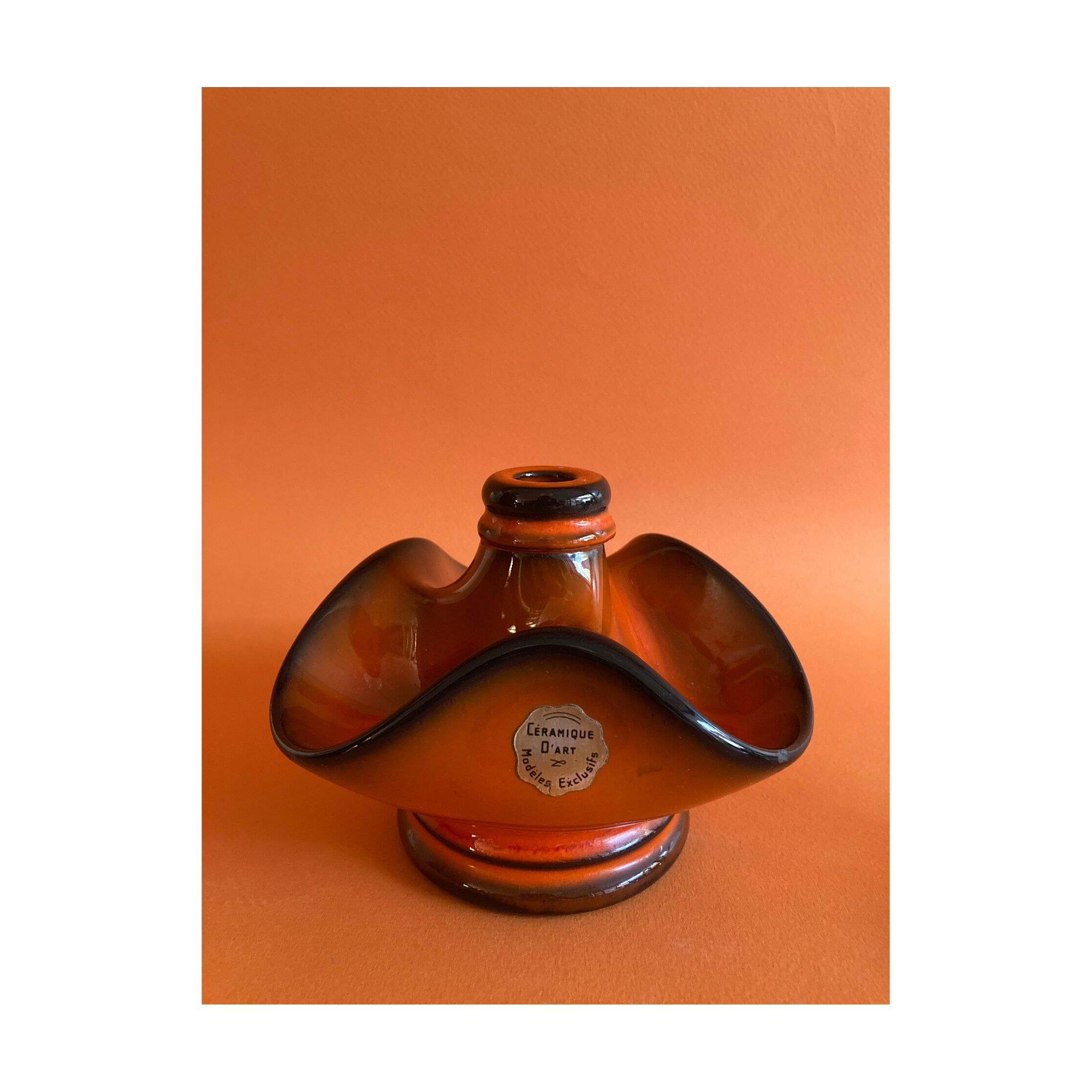 Ceramic candle holder